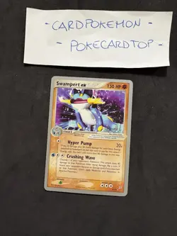 Pokemon Card SWAMPERT EX 95/95 -Team Magma vs Team Aqua-Eng-No Holo-good! - Image 1