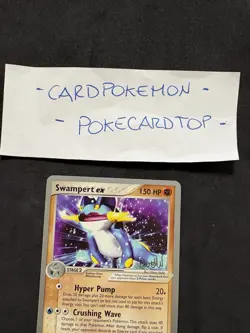 Pokemon Card SWAMPERT EX 95/95 -Team Magma vs Team Aqua-Eng-No Holo-good! - Image 2