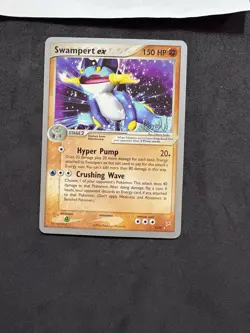 Pokemon Card SWAMPERT EX 95/95 -Team Magma vs Team Aqua-Eng-No Holo-good! - Image 3