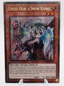 Ghost Ogre & Snow Rabbit RA05-EN131 Starlight Rare 1st Edition YuGiOh TCG Card - Image 1