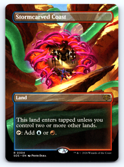 Stormcarved Coast Borderless - Secrets of Strixhaven - MTG - Image 1