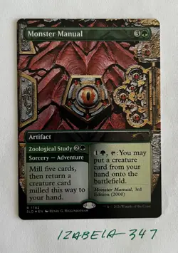 MTG Monster Manual RAINBOW FOIL Secret Lair x Dungeons & Dragons #1782 NM/M - Image 1