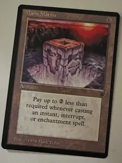 Magic the Gathering MTG Legends Mana Matrix NM (Beta Bob) - Image 1