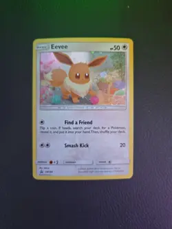 Eevee HP50 2019 Collectible Holo Pokemon Trading Card Promo No. SM184 - Image 2