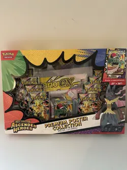 Pokemon Mega Evolution Ascended Heros Premium Poster Collection Mega Lucario NEW - Image 1