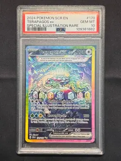 Pokemon TCG Terapagos EX Stellar Crown Card 170/142 PSA 10 Gem Mint - Image 1