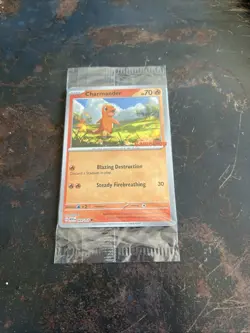 Pokemon TCG Charmander 004/165 GAMESTOP Promo SEALED - Image 1