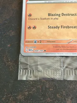 Pokemon TCG Charmander 004/165 GAMESTOP Promo SEALED - Image 5