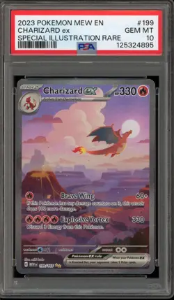 Pokemon Charizard ex 151 MEW EN Special Illustration Rare #199 PSA 10 Gem Mint - Image 1