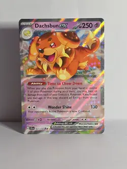 Dachshbun EX & Fidough Reverse Holo Lot Steller Crown SV Pokemon TCG 3 Card Lot - Image 2