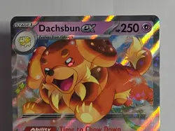 Dachshbun EX & Fidough Reverse Holo Lot Steller Crown SV Pokemon TCG 3 Card Lot - Image 3