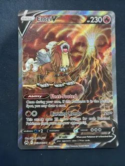 ENTEI V GG36/GG70 HOLO V RARE CROWN ZENITH GALARIAN GALLERY POKEMON NM - Image 1