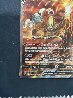 ENTEI V GG36/GG70 HOLO V RARE CROWN ZENITH GALARIAN GALLERY POKEMON NM - Image 5
