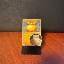 Makuhita Black Star ✨ Promo #68 Perfect Order Pokemon Card W/Coin NM - Image 1