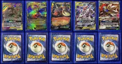 Pokemon Card Bundle x5 Rare GX EX Tag Team Mewtwo Mew Solgaleo Trevenant - Image 1