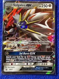 Pokemon Card Bundle x5 Rare GX EX Tag Team Mewtwo Mew Solgaleo Trevenant - Image 2