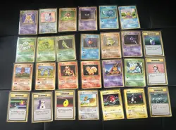 1996 Japanese Pokemon HUGE 27x No Rarity Card Lot - Image 1