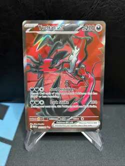 YVELTAL ex Pokemon Perfect Order 105 Ultra Rare Full Art Holo - Image 1