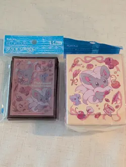 Pokemon Official Sleeves & Deck Case Minccino Cinccino 64 Sleeve Japanese - Image 1