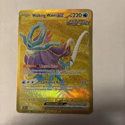 Pokemon TCG Walking Wake EX Hyper Rare Card 215/162SV05: Temporal Forces - Image 1