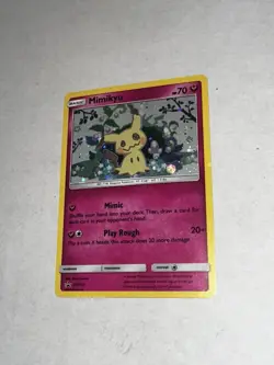 Mimikyu SM163 Holo Black Star Promo Pokemon 2019 Sun & Moon TCG - Image 2