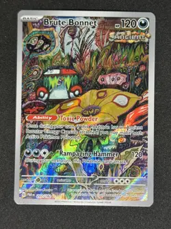 Pokemon TCG Brute Bonnet Illustration Rare Paradox Rift 207/182 - Image 1