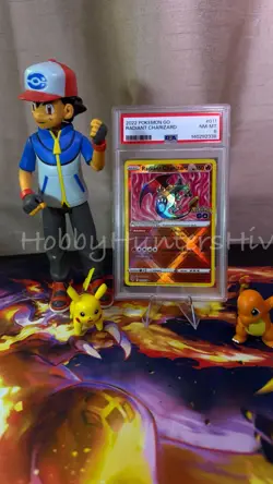 2022 Pokemon GO Radiant SHINY Charizard #11 PSA 8 NM-MINT - Image 1