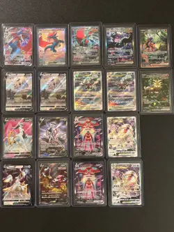 Pokemon 18 SIR Alt Art Card Lot Arceus Salamence Roaring Moon Darkrai Deoxys - Image 1