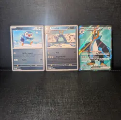 Pokemon TCG - Phantasmal Flames RH Piplup, RH Prinplup, Empoleon EX #27 #28 #114 - Image 1