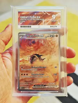 🔥 Pokemon Scarlet & Violet – Great Tusk ex #246/198 SIR Ace 9 - Image 1