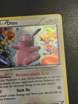 Pokemon TCG XY Black Star Promos Ditto Holo Card XY40 - Image 3