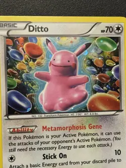 Pokemon TCG XY Black Star Promos Ditto Holo Card XY40 - Image 5