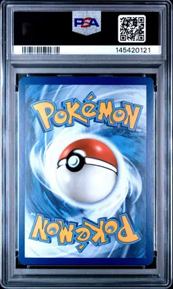 2023 POKEMON MEW EN-151 REVERSE HOLO #052 MEOWTH PSA 8 - Image 2