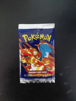 Pokemon Base Set Booster Pack Charizard - Image 1