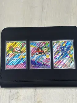 Pokemon First Partner Illustration Collection | Gen 7 Starters | Set Of 3 - Image 1