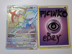 Pokemon - Arceus Vstar - 176/172 - Brilliant Stars - Rainbow Secret Rare - NM - Image 1