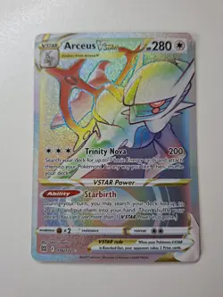 Pokemon - Arceus Vstar - 176/172 - Brilliant Stars - Rainbow Secret Rare - NM - Image 3