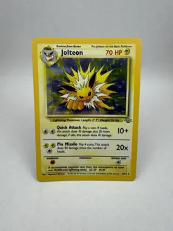 Pokemon Jolteon 4/64 Jungle Holo Rare Unlimited 1999 - Image 1