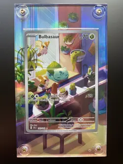 Pokemon Bulbasaur 143/142 Stellar Crown | INCLUDES Extended Art Case! - Image 1