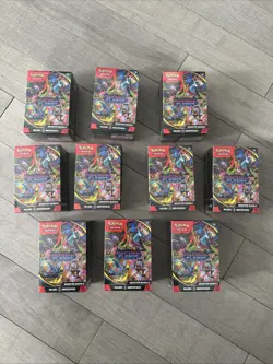 New Sealed Pokemon Mega Evolution Phantasmal Flames Booster Bundles Lot of 10x - Image 1
