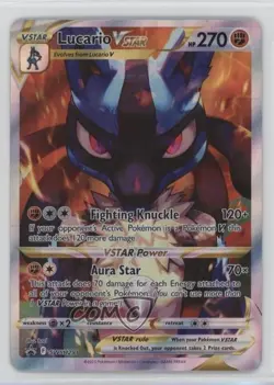 Lucario VSTAR Pokemon Sword & Shield Black Star #SWSH291 - Image 1