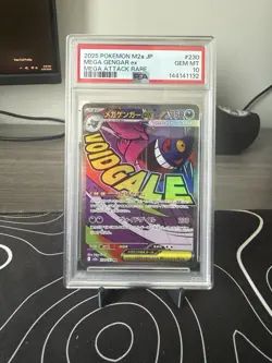 Pokemon Mega Gengar ex M2a Mega Dream Ex Mega Attack Rare PSA 10 2025 230/193 - Image 1