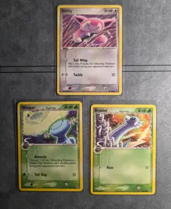 Pokemon Artist 3 Card Set: Tomokazu Komiya EX Series Dratini, Wooper Etc - NM - Image 1