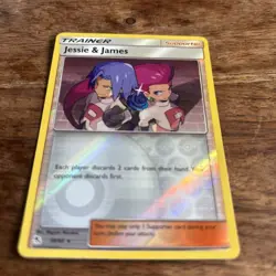 Jessie & James 58/68 Reverse Holo - Hidden Fates Pokemon Card - Image 2