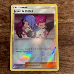 Jessie & James 58/68 Reverse Holo - Hidden Fates Pokemon Card - Image 5