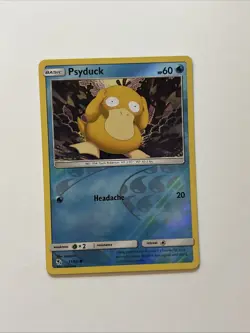 Psyduck Rev Reverse Holo SM Hidden Fates Pokemon NM 11/68 Sun & Moon - Image 1