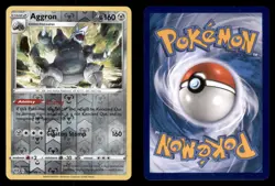 Aggron 123/189 Holo Rare Darkness Ablaze Pokemon TCG Reverse Holo NM - Image 3