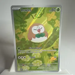 Pokemon Rowlet Illustration Rare Full Art Perfect Order 090/088 NM - Image 1