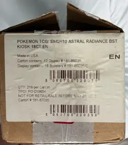 Pokemon Astral Radiance Half Booster Box - sealed (from case) - Image 5
