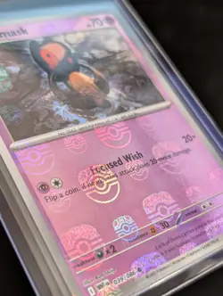 Yamask (Master Ball Pattern) 039/086 Sv: White Flare Holo Pokemon TCG Near Mint - Image 2